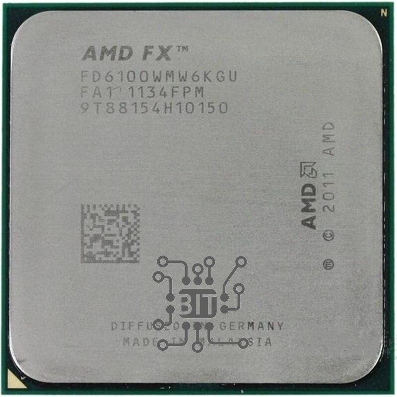 AMD FX-Series FX 6100 3.3 GHz Six-Core Six-Thread CPU Processor FD6100WMW6KGU Socket AM3+