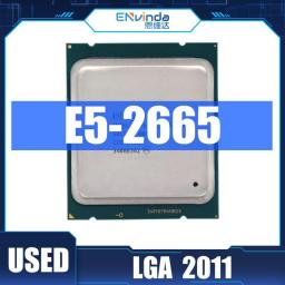 Used Intel Original Xeon Processor E5-2665 115W SR0L1 20M Cache/2.4/GHz/8.00 GT/S E5 2665 CPU LGA 2011 Support X79 Motherboard