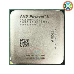 AMD Phenom II X4 810 2.6 GHz Quad-Core Quad-Thread CPU Processor HDX810WFK4FGI Socket AM3