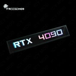 FREEZEMOD GPU Side Panel RTX3090 GTX ROG PC Decoration Video Card Plate Faith Lamp Water Cooler AURA SYNC Liquid Cooling ARGB