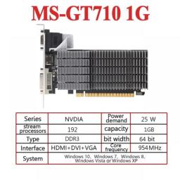 MAXSUN GT710 Heavy Hammer 1G DDR3 Entry-Level PCI-E Discrete Graphics Card Suitable For Desktop Computers