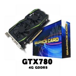 GTX780 4G DDR5 128bit Gaming Graphics Card Desktop Video Cards PC Faster Editing Digital Delivery Good Accuracy