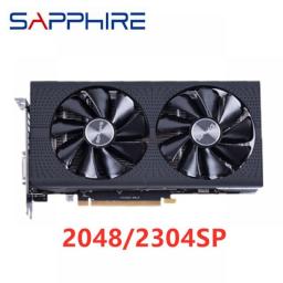 SAPPHIRE RX580 8G  Used  Video Desktop PC Computer Game Map AMD  Graphics Card Mining