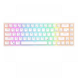 RKG68 RK837 Wireless Mechanical Keyboard 68 Key 65Percent RGB Backlight Hot Swappable 2.4Ghz Bluetooth USB Wired Gaming Royal Kludge
