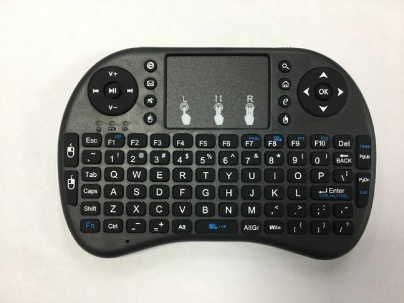 Backlit Mini Wireless Keyboard Spanish French Azerty Russian Portuguese Brazil Language Air Mouse With Touchpad N RGB PC TV Box