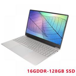 Laptop 15.6 Inch 16G RAM+1TB SSD Upgrade Metal Laptops Intel Celeron Quad Core Windows 11 Computer With Backlit Keyboard