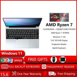 AMD Ryzen 7 4700U Octa-Core Laptop 15.6