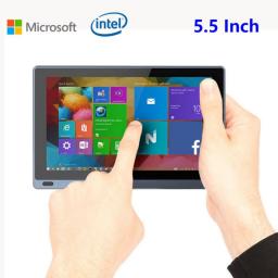 2023 Portable Pocket Tablet Mini PC Box Windows 11 5.5 Inch Touch Screen Intel J4125 8GB RAM 128GB WiFi 6.0 BT5.2 RJ45 Desktop