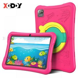 XGODY 10 Inch Tablet PC For Kids Study Education 4GB 64GB Quad Core WiFi OTG 1028x800 Android 11 Children Tablets With Pink Case