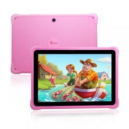 Cwowdefu 10.1 Inch Children Tablets Android 12 Quad Core 4GB 64GB WIFI6 6000mAh Learning Tablets For Kids Toddler WIth Kids APP