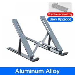 MC N3 Portable Laptop Stand Aluminium Foldable Notebook Stand Compatible With 10 To 15.6 Inches Laptops For Macbook Lenovo DELL