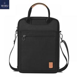 WiWU Laptop Bag For MacBook Pro 13 A2338 2022 M2 M1 Waterproof Shoulder Bag For IPad Pro 12.9 Carry Bag For MacBook Air 13.6 M2