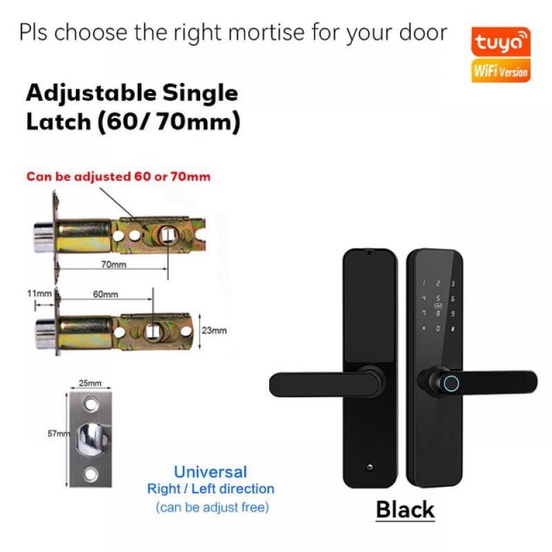 F7Tuya eletronica fechadura eletronica digital Fingerprint eletric Door Lock Zigbee Ttlock Remote Unlocking Wifi Smart door lock