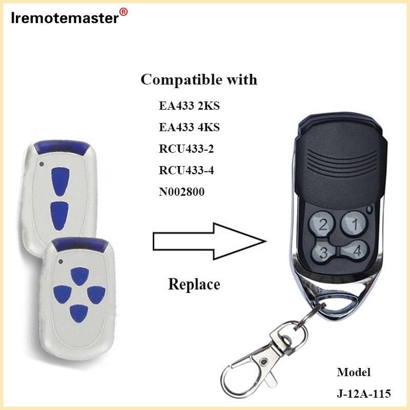 For Normstahl / Crawford Standard Steel EA433 2KS 4KS RCU N002800 Garage Door Remote Control 433.92MHz Rolling Code