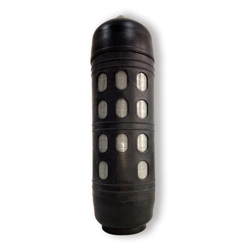 ACECARE 6.8L Carbon Fiber SCUBA Diving Cylinder Tank Protective Rubber Caps Fully Wrap Cover No Bottle