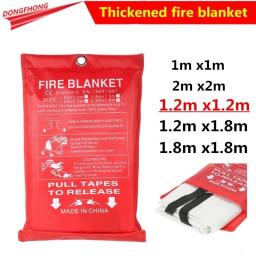 1.2Mx1.2M Sealed Fire Blanket Home Safety Fighting Fire Extinguisher Tent Boat Emergency Survival Fire Shelter Safety Cover