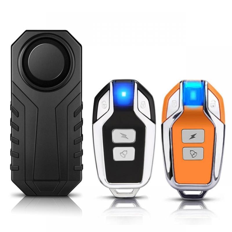 Wsdcam Bicycle Alarm Waterproof Remote Control Motorcycle Electric Car Security Anti Lost Remind Vibration Warning Alarm Sensor