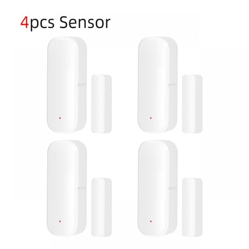 IHSENO Tuya WiFi Door Window Sensor Smart Home Wireless Door Open / Closed Detector Smart Life Control Via Alexa Google Home