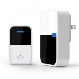 2022 Wireless Doorbell Home No Battery Required Waterproof Self-Powered Door Bell Without Battery 150M Remote Kinetic Ring Chime