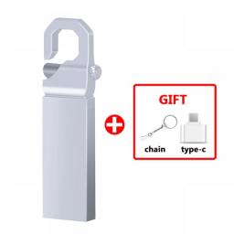 USB Flash Drive 64GB 16GB Metal Steel Pen Drive 32gb 8GB 4GB Memory Memori Cel Usb Stick High Speed Pendrive Key U Disk Gift