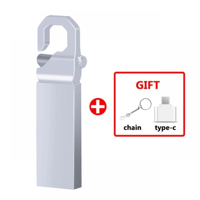 USB Flash Drive 64GB 16GB Metal Steel Pen Drive 32gb 8GB 4GB memory memori cel usb stick High Speed Pendrive Key u disk gift