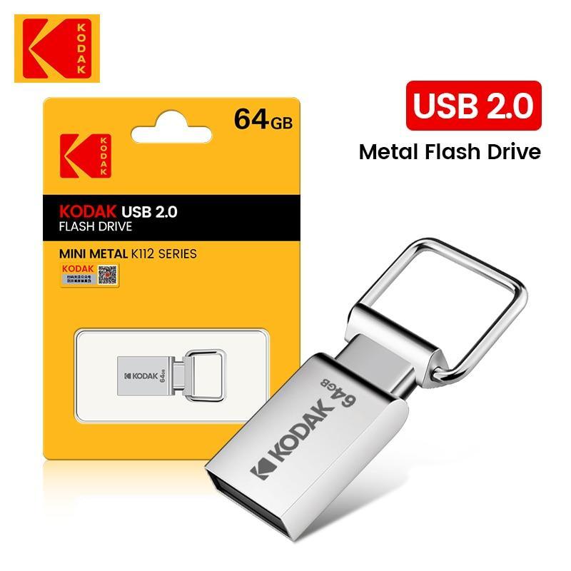 Kodak USB Flash Drive K112 64GB Mini  Pendrive Metal U-disk for smartphone PC desktop laptop macbook