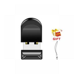 With Key Chain Plastic Pen Drive 64GB Mini Flash Drives 32GB Real Capacity Memory Stick 16GB Creative Gift U Disk 8GB 4GB Black