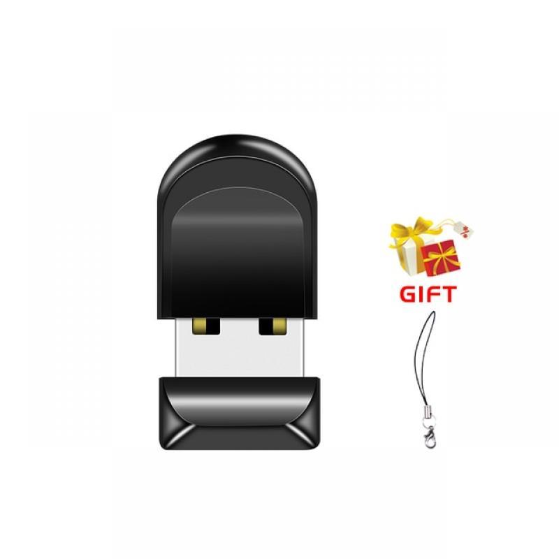 With Key Chain Plastic Pen Drive 64GB Mini Flash Drives 32GB Real Capacity Memory Stick 16GB Creative Gift U Disk 8GB 4GB Black