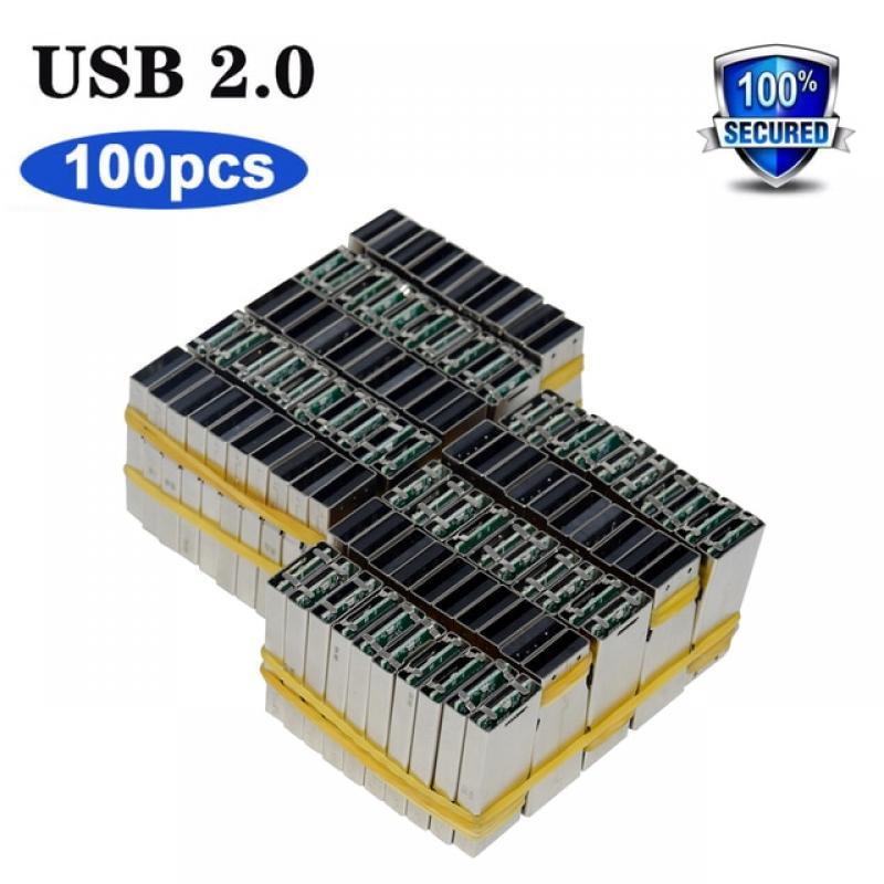 100pcs/Lot Wholesale Semi-finished Chip USB 2.0 USB Flash Drive Pen Drive 128GB 2GB 4GB 8GB 16GB 32GB 64GB Memory Flash U Disk