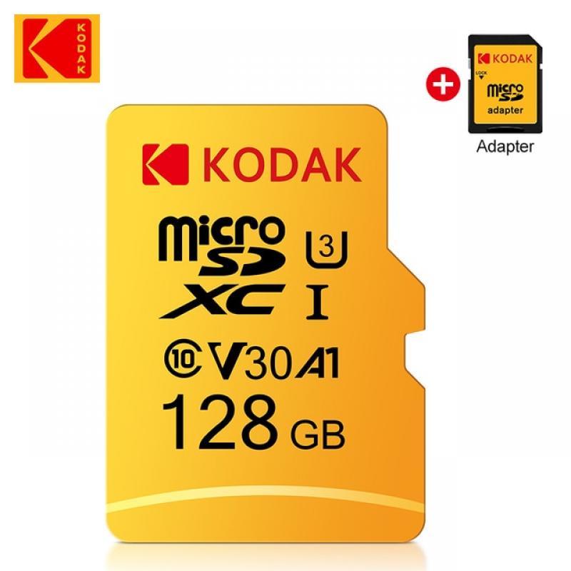 Kodak Micro SD Card 128GB 64GB 256GB 32GB High Speed Memory Card U3 A1 V30 Class 10 SD TF Card For adapter freeshipping