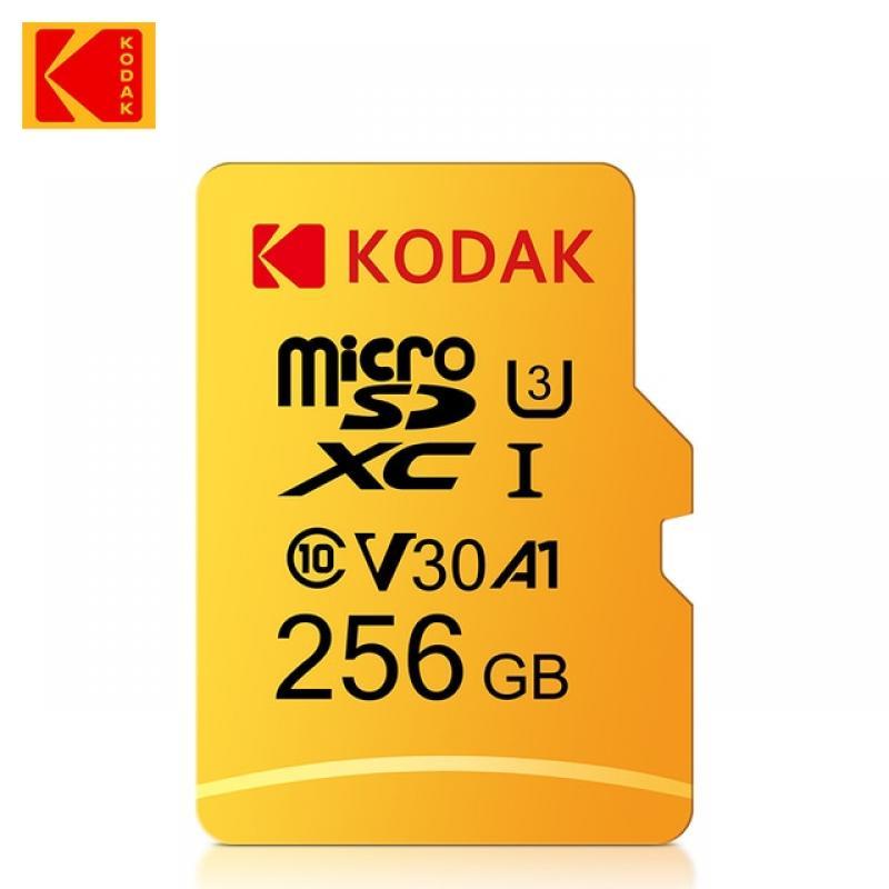 KODAK Micro SD 128GB 256GB Flash Memory Card 32GB 64GB U1 TF Card 4K Class 10 tarjeta MicroSD Card U3 UHS-I Card free shiping