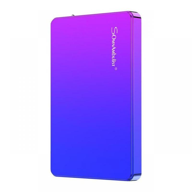 Somnambulist 2.5 "USB3.0 Portable external hard disk 2TB 1TB for PC, Mac, Tablet, Tablet, Xbox, PS4, TV box
