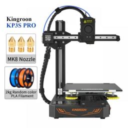 KINGROON KP3S PRO/PRO S1 3D Printer KIT Titan Extruder Glass Plate Desktop Belt Tensioner 200*200*200mm MGN12 Guide Rail