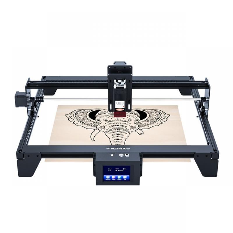 Tronxy Laser Engraver 420*400mm Eye Protection Desktop Engraver Wood Acrylic Leather Cutting DIY 3000mm/min Engraving Speed