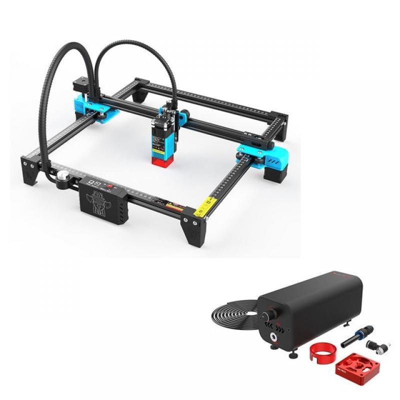 TTS-55 CNC Laser Engraving Machine Woodworking Laser CNC Router Metal Machine Plywood Cutting Machine Support Offline Engraving