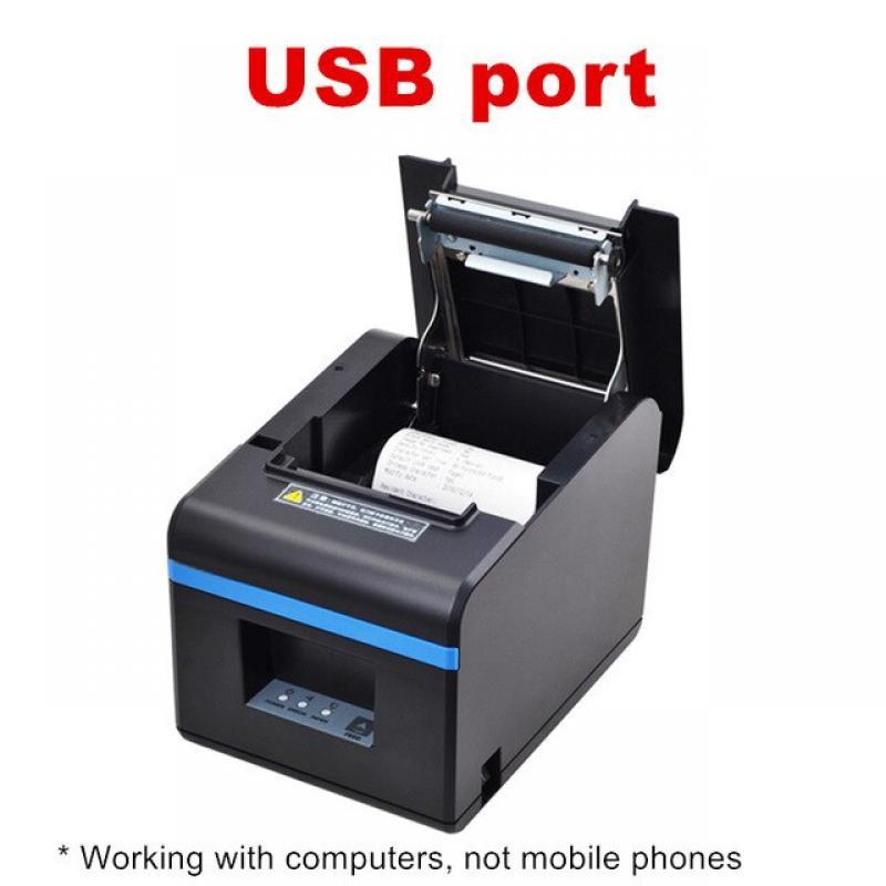 New arrived 80mm auto cutter thermal receipt printer POS printer with usb/Ethernet/bluetooth for Hotel/Kitchen/Restaurant