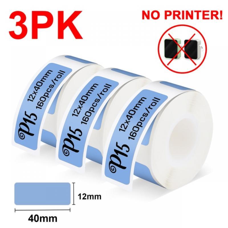 Wireless Bluetooth Label Printer P15 Portable Thermal Label Maker DIY Self Adhesive Label Sticker Silimar as Niimbot D11 D110
