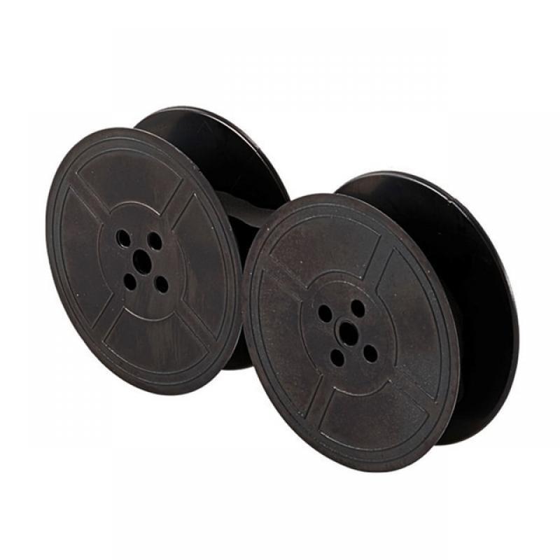 Typewriter Ribbon Twin Spool Typewriter Ribbon Ink Twin Spool Pack Ink Replacement Part For Most Typewriter(Black)