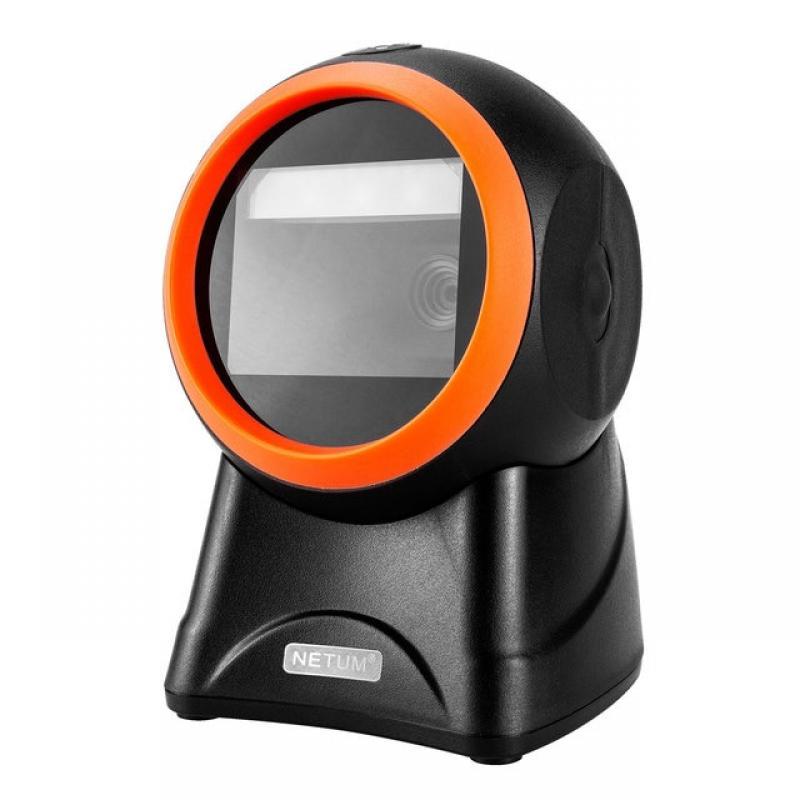 NETUM NT-A5 2D Desktop Barcode Scanner, Omnidirectional Hands-Free Wired USB Big Bar code Reader 1D QR Screen Barcodes Scanning
