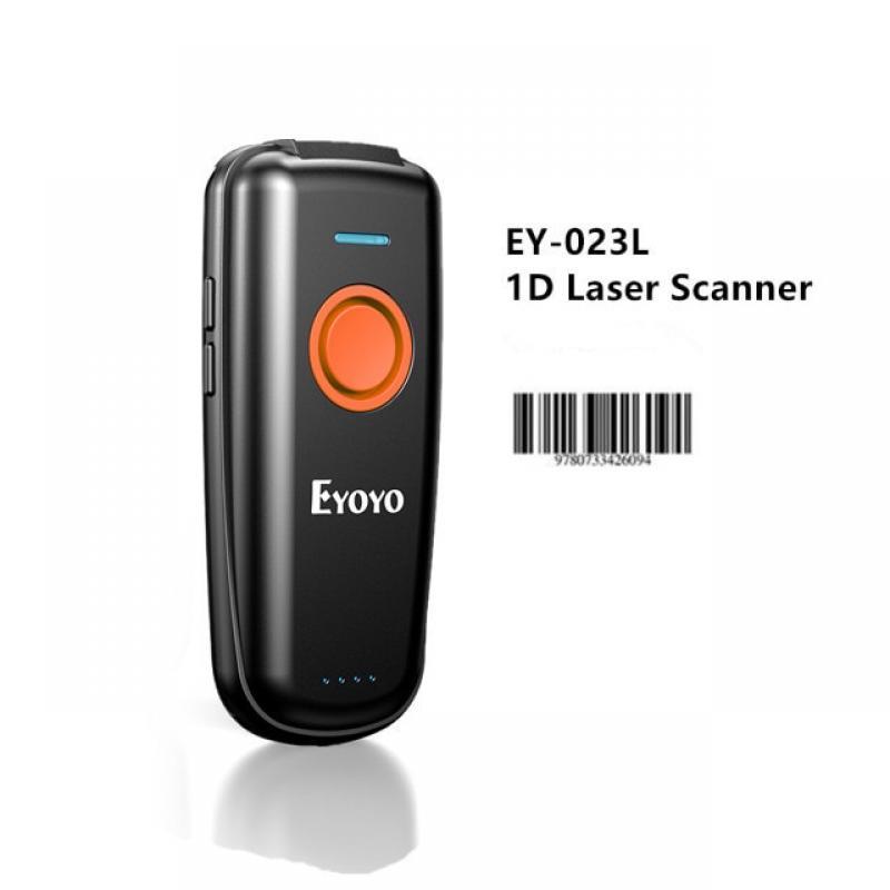 Eyoyo EY-023 QR Code Scanner Bluetooth Portable 2D Bar Code Scanner Compatible USB 2.4GHz Wireless Bluetooth Barcode Reader