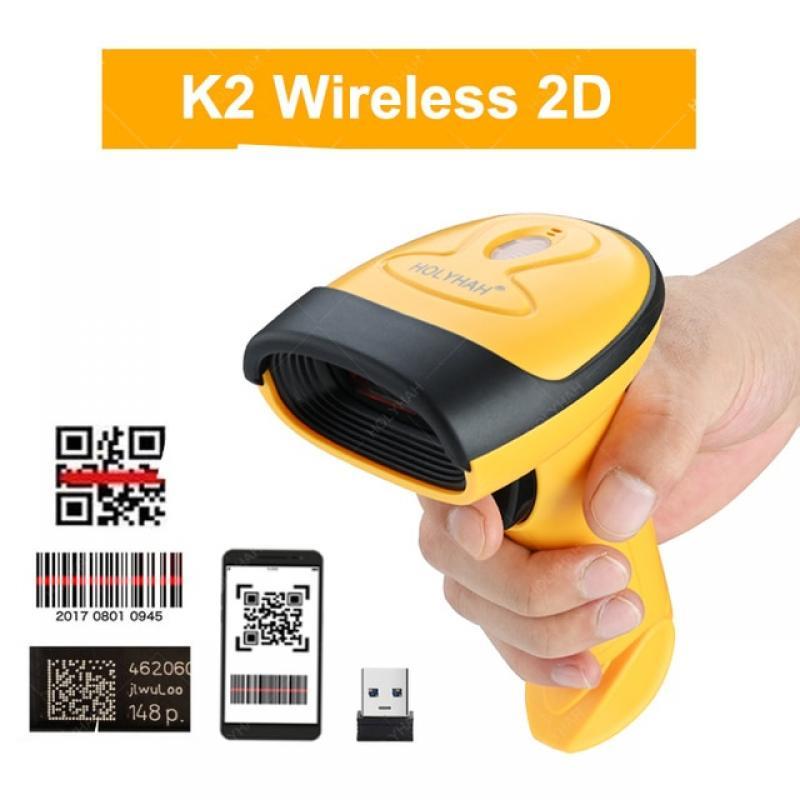 Barcode Scanner Wireless Laser 1D 2D QR Bluetooth Barcode Reader USB Scanner 2d QR Code Reader PDF417 Desktop Scanner