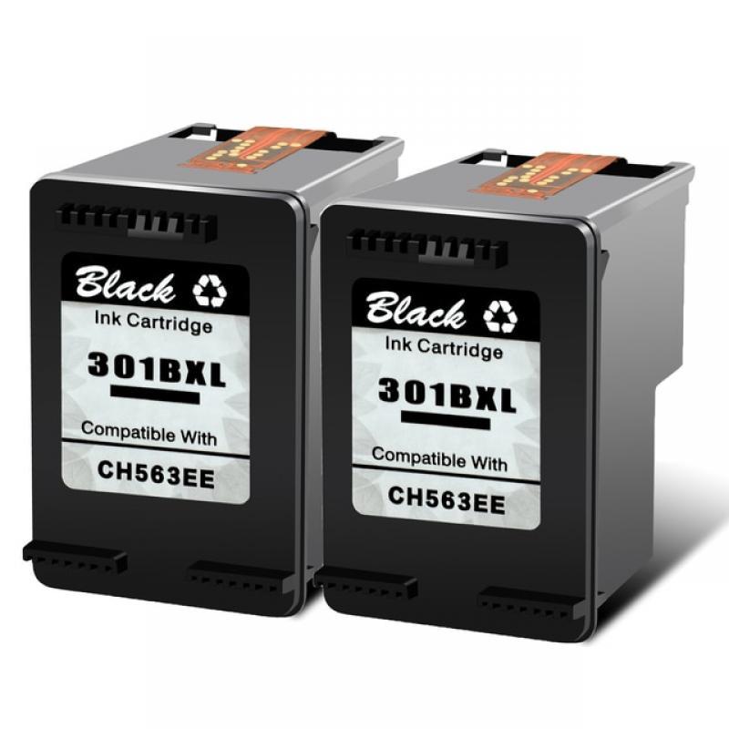 Emanufactured 301XL Replacement for HP 301 HP301 XL Black Color Ink Cartridge for HP Envy 4500 4502 4505 4507 4508 5530