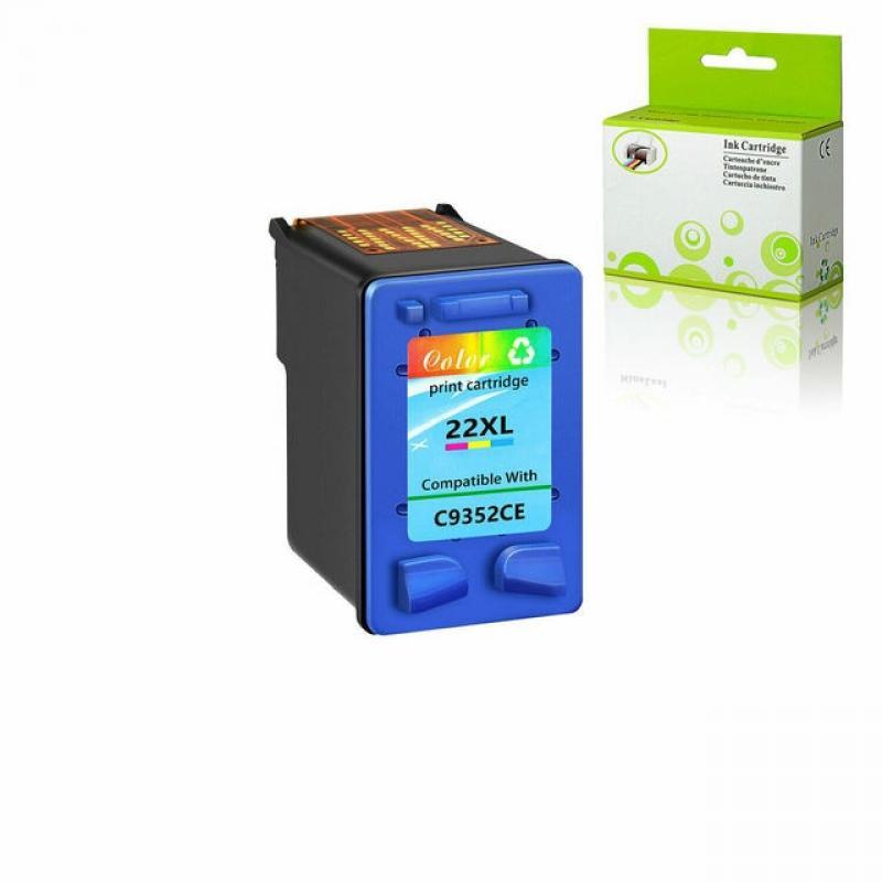 Greencycle Remanufactured 21XL 22XL Black/Color Ink Cartridge Compatible for HP Officejet 5615 5680 5605 5607 All-in-One Printer