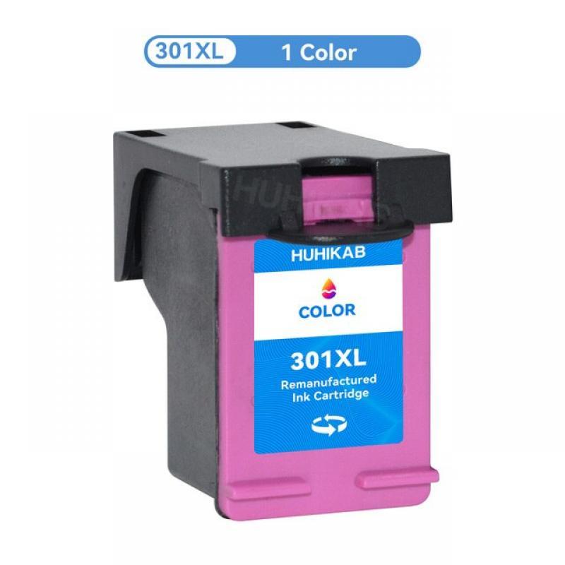 HUHIKAB Remanufactured Ink Cartridge 301 301XL For HP301 XL For HP Deskjet 2540 2541 2542 2543 2544 2546 1000 1010 1011 Printer