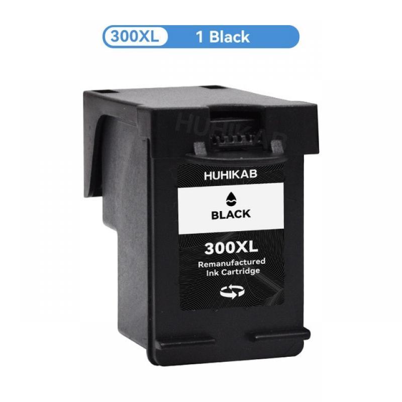 HUHIKAB 300 Ink Cartridges for HP 300 XL Ink Cartridge For HP300 for HP Deskjet D1660 D2560 D2660 D5560 F2420 F2480 F2492 F4210