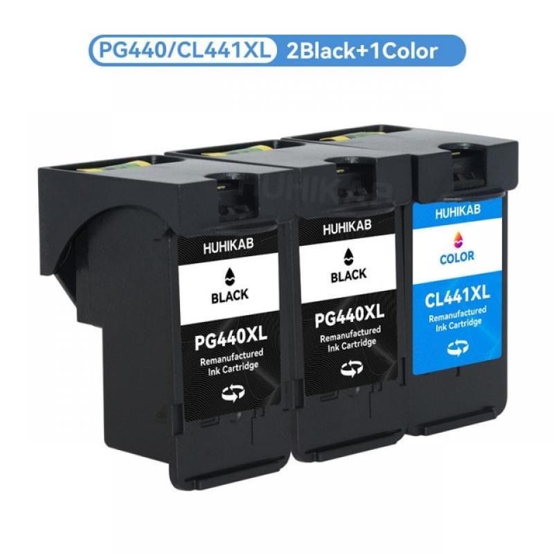 HUHIKAB PG 440 CL 441 PG440XL CL441XL Ink Cartridge for Canon PG440 CL441 440XL 441XL For Canon Pixma MG2180 MG2240 MG3180