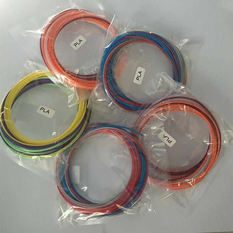 dikale 3m x 3 colors 3D Pen Filament PLA 1.75mm Plastic Rubber Printing Material for 3D Printer Pen Filament