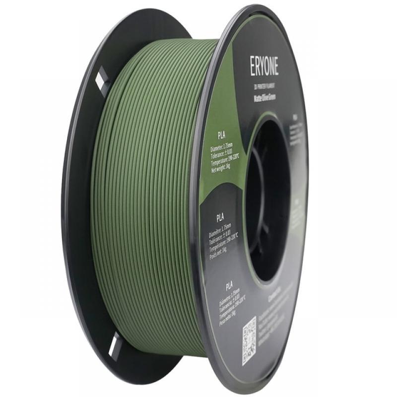 ERYONE Matte PLA Filament 1KG Spool 1.75mm 1.45 Density (g/cm3) Matte PLA Filament For FDM 3D Printer Fast Free Shipping
