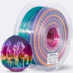GEEETECH Silk PLA 3d Filament Wire 1kg 1.75mm Spool Wire 3D Printer Material 3D Print Refills, Fast Delivery Vacuum Package