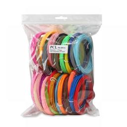 Various Colors 3D Printing Materials For 3D Pens 1.75mm Diameter PCL PLA ABS Filament 50M/100M/150M Pack